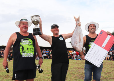 Overall Winner Heaviest Snapper Grant Dodunski