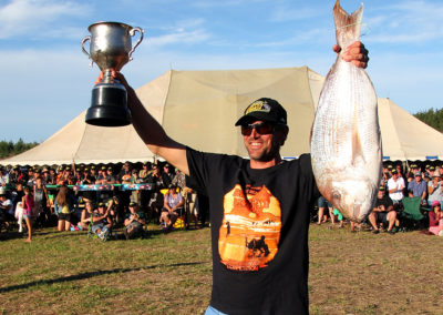 Overall Winner Heaviest Snapper Chris Spurr
